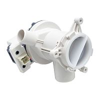 Насос стиральной машины, 35W, на 3-ех винтах, фишка вперед, в сборе, для Beko, 2495200100