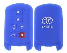 Чехол брелока Toyota  KB-L000 (6-кнопки)   Smart (Синий)