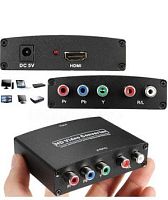 Конвертер 2RCA AUDIO+Component 3RCA Video вход - HDMI выход , питание 5В