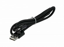 Шнур USB A штекер - TYPE-C штекер 1м 3A черный carbon uc05 UBIK (ДАК)