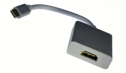Переходник TYPE C штекер - HDMI гнездо (шнур 0.2м) (16-0002)