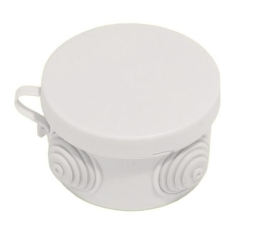 Распредкоробка ОП d85х40мм IP55 с гермовводами Hegel КР2602