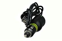 Шнур питания mini USB штекер 1,5м (для видеорегистратора) (Навигаторов)  5v/2A с USB