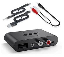 Bluetooth 5.3 аудио приемник USB, RCA, 3.5 мм.