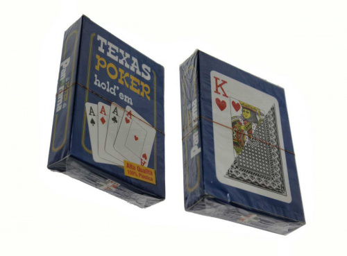 Карты игральные для игры в ПОКЕР 54 штуки в колоде , пластиковые (TEXAS) фото 2