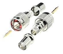Разъем N штекер RG213 обжимной