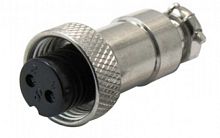 Разъем силовой 2 pin гнездо на кабель MIC12 