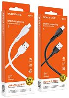 Шнур USB A штекер - Lightning 1м 2,4A Borofone BX51