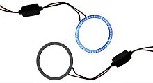 Кольцо LED 60mm (12-24V), при 12v-250ma, СИНЕЕ, цена за 1 шт., в блистере- 2шт.
