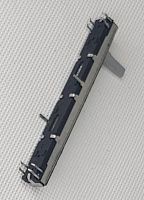 Резистор переменный движковый  50 кОм стерео 75х8х7 мм (линейность A)