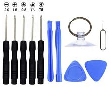 Набор инструментов для вскрытия корпусов мобильной техники 11 предметов 