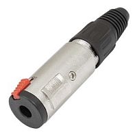 Разъем 6,3 гнездо стерео с фиксатором на кабель SZC-0080