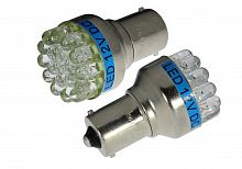Лампа АВТО S25/115S LED-19  5 mm bulbs синий