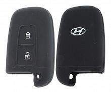 Чехол брелока  Hyundai   KB-L058 (2-кнопки)  Smart(черный)