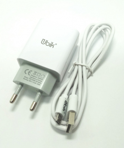 БП USB 2A MICRO USB UHE22 БЕЛ UBIK (ДАК)