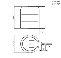 Техн. 3,6 V Ni 80 mAh 80H (Аккумулятор Ni-MH 80H 15,6*19,5 3,6V 80mah) (97811)