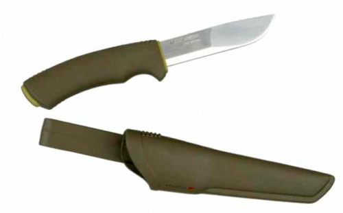 Нож Morakniv Bushcraft Forest нержавеющая сталь резиновая ручка 12493