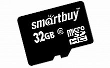Карта памяти  32 Гб microSD  Class10 Smartbuy