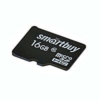 Карта памяти   16 Гб microSD  Class10 Smartbuy