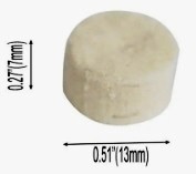 Фетр полировальный 13 х 7 мм. цилиндр (за 1 шт)