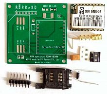 M590e GSM GPRS модуль 900МГц - 1800МГц для sms сообщений, комплект для сборки
Комплект для самостоятельной сборки  GSM GPRS модуля на частоты  900МГц - 1800МГц для sms сообщений на базе на M590e 
Напряжение: 5 В
Ток: 1A (макс)
Частота: 900/1800 МГц
Размер: 50 мм * 50 мм M590e GSM GPRS модуль 900МГц - 1800МГц для sms сообщений, комплект для сборки