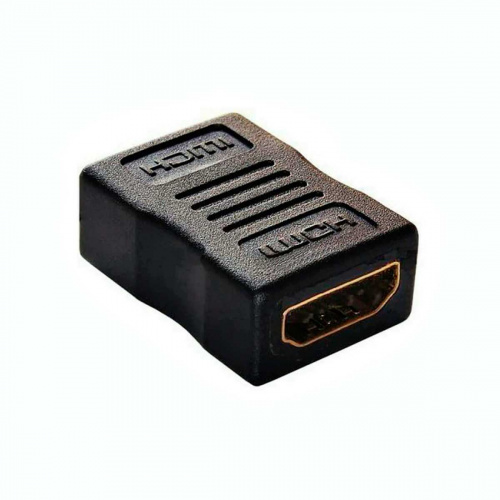 Переходник HDMI гнездо - HDMI гнездо пластик GOLD  17-6806  5-891G