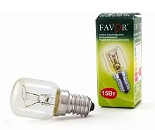 Лампа E14 15w Т25 для холодильников Favor Лампа E14 15w Т25 для холодильников Favor