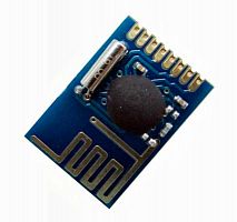 Предназначен для связи микроконтроллеров (в том числе и Arduino ) между собой. Малое энергопотребление, достойный радиус действия и низкая цена, вот основные качества радиомодуля nRF24L01. Это позволяет ему и посей день конкурировать с такими гигантами как : Xbee и Bluetooth.
Характеристики:
1. Напряжение питания от 1.9 до 3.6 Вольт DC.
2. Ток потребления:
- пиковый ток при 2Мбит 12.5 мА.
- рабочий ток 12.3 мА
- режим ожидания 32 мкА.
3. Скорость передачи до 2Мбит. SPI интерфейс.
4. 125 каналов связи, скачкообразная перестройка частоты.
5. Поддержка многоточечной связи, аппаратный контроль ошибок.
6. Встроенная 2.4 ГГц антенна.
7. Встроенный стабилизатор напряжения.
8. Количество PIN – 8.
9. Радиус действия/дальность  100 метров (открытое пространство)
Размер 13x18мм  (включая антенну) Similar NRF24L01 + 2.4G Wireless Data Transmission Module 1.27 SMD Mini For AVR ARM Arduino M