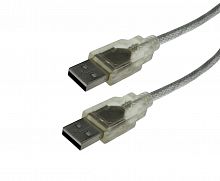 Шнур USB A штекер - USB A штекер силикон экран 1,5м DAYTON 16-0018-1.5